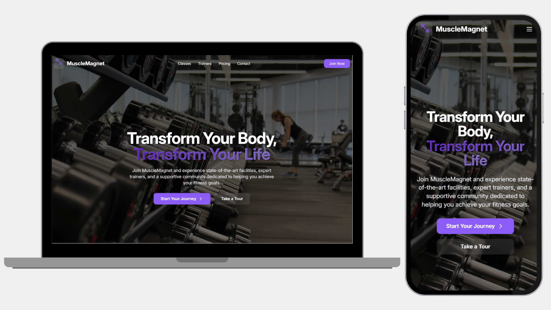 Muscle Magnet – Gym & Fitness Landing Page - Additional view
